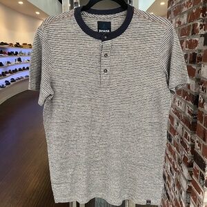 prAna, Denning Henley, Men's T shirts, Size:XS, Color: Stone, New with Tag